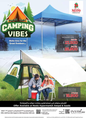 Oman - Muscat Nesto Hyper Market   offers in D4D Online. Camping Vibes. . Till 5th September