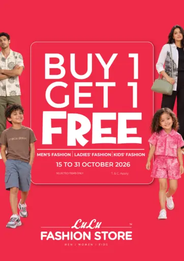 Buy 1 Get 1 Free
