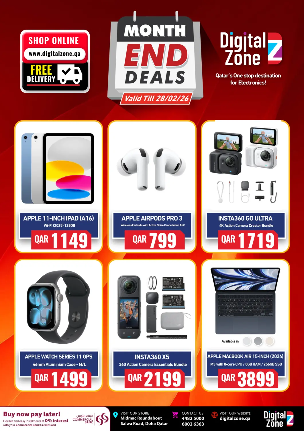Qatar - Umm Salal Digital Zone Trading offers in D4D Online. Month End Deals. . Till 28th February