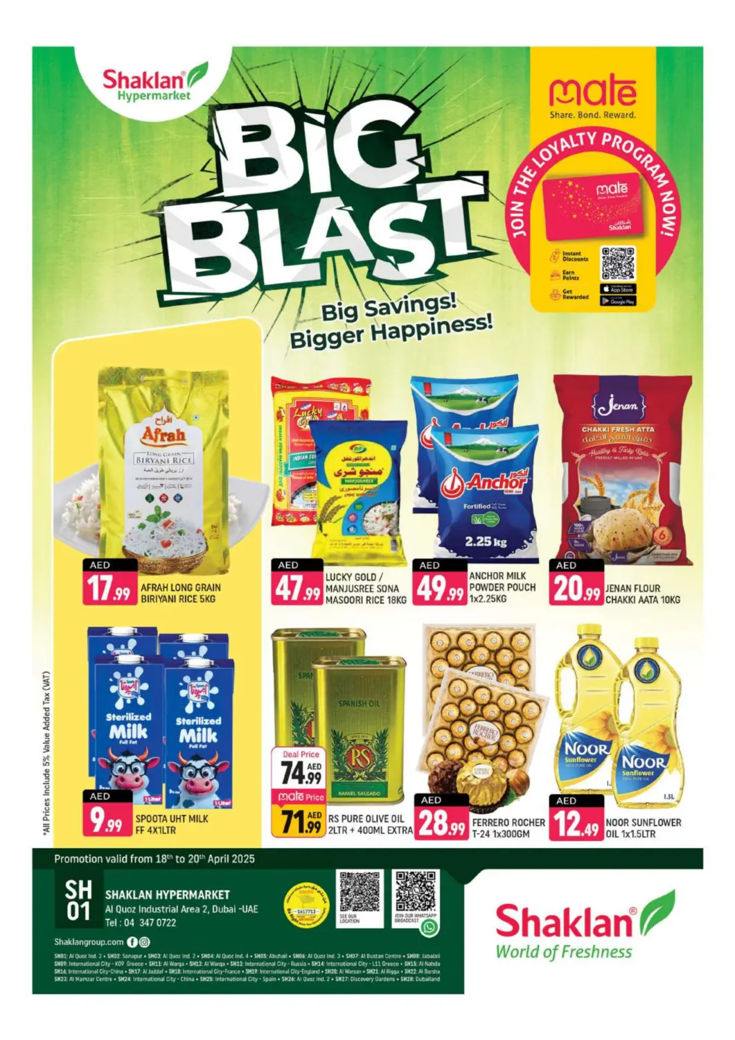 UAE - Dubai Shaklan  offers in D4D Online. Al Quoz Ind Area 2, Dubai. . Till 20th April
