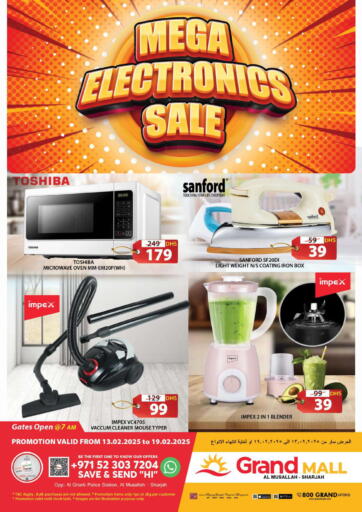 UAE - Sharjah / Ajman Grand Hyper Market offers in D4D Online. Al Musallah, Sharjah. . Till 19th February
