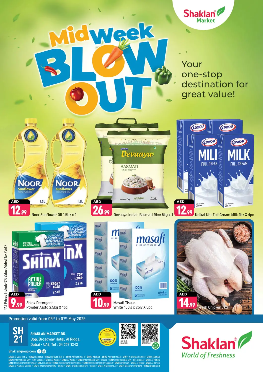 UAE - Dubai Shaklan  offers in D4D Online. Al Rigga - Dubai. . Till 7th May