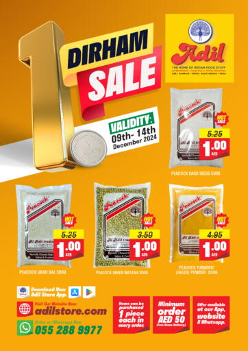 UAE - Sharjah / Ajman Adil Supermarket offers in D4D Online. 1 AED Sale. . Till 14th December