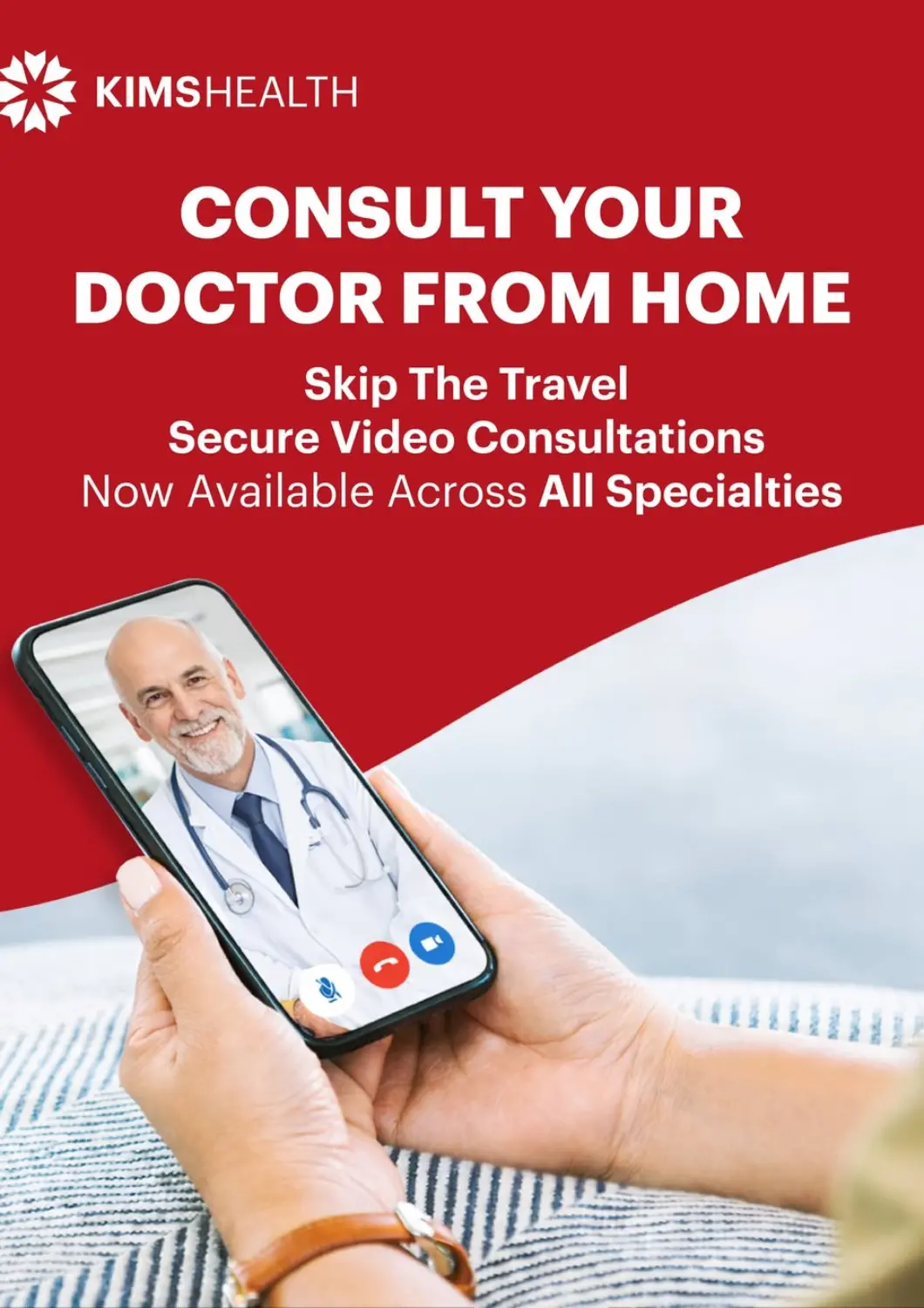Bahrain KIMS Health Medical Center offers in D4D Online. Consult Your Doctor From Home. . Till 15th April