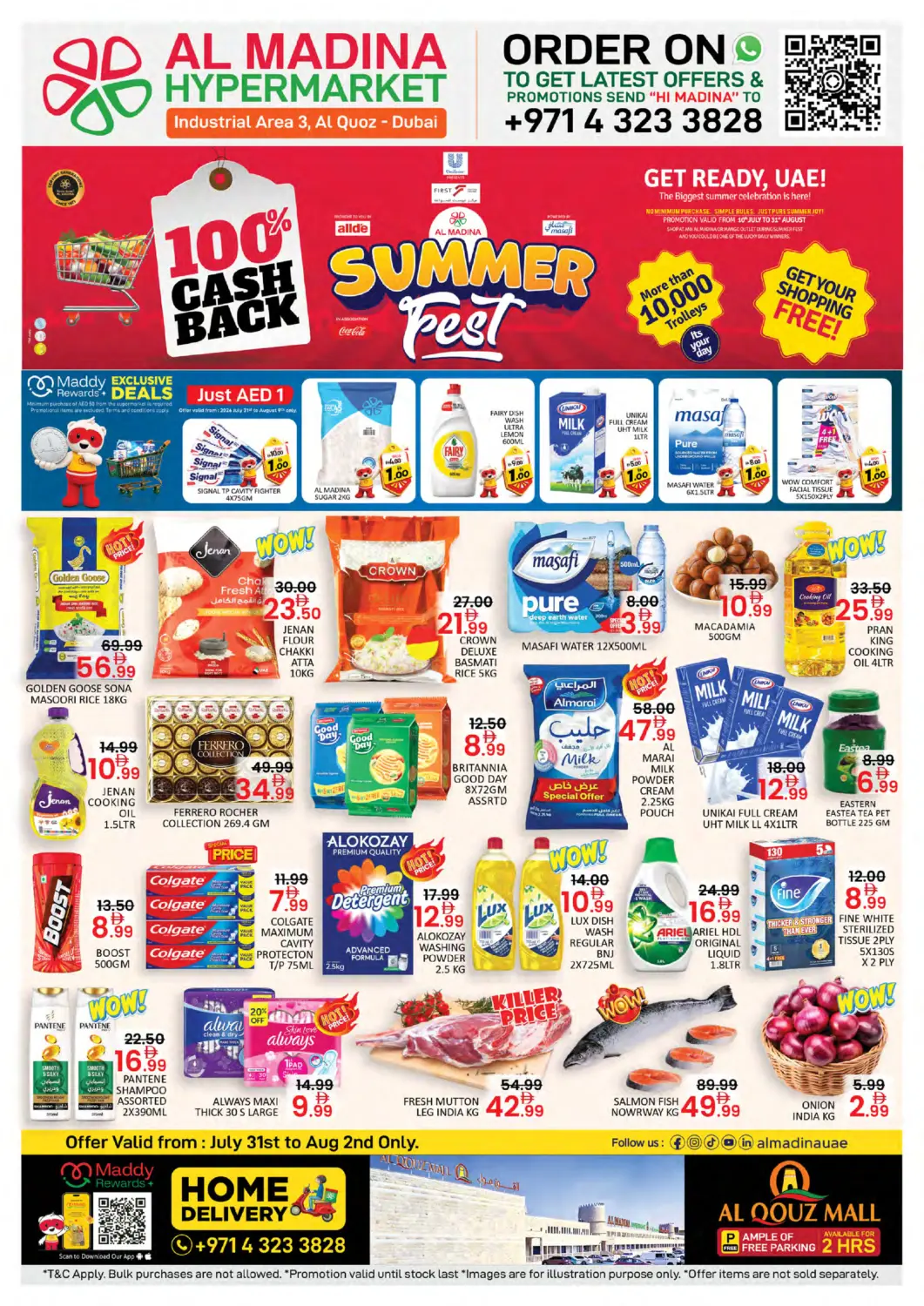 UAE - Sharjah / Ajman Al Madina  offers in D4D Online. Industrial Area-3 ,Sharjah. . Till 2nd August