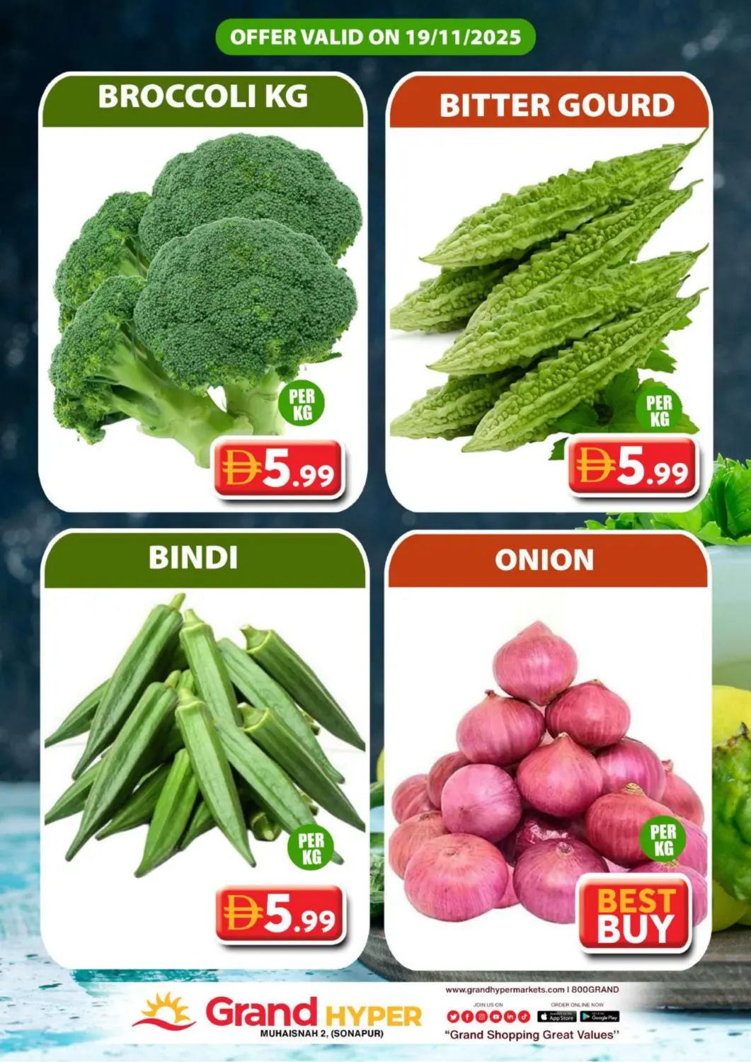 UAE - Dubai Grand Hyper Market offers in D4D Online. Muhaisnah 2, (Sonapur). . Only On 19th November