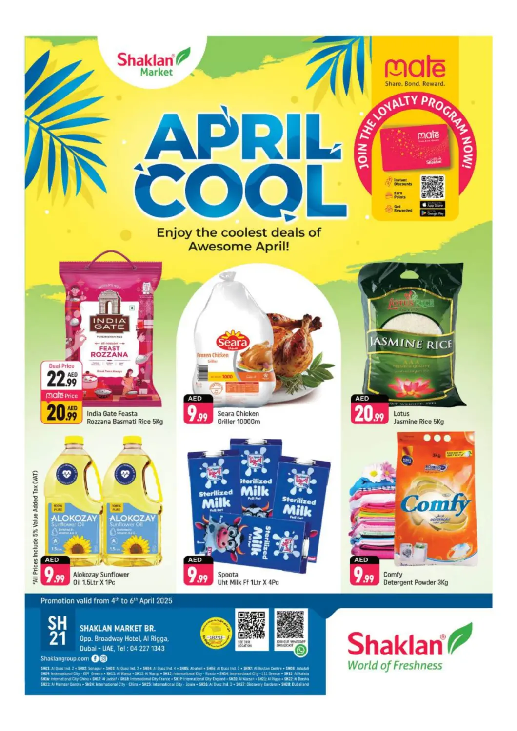 UAE - Dubai Shaklan  offers in D4D Online. Al Rigga, Dubai. . Till 6th April