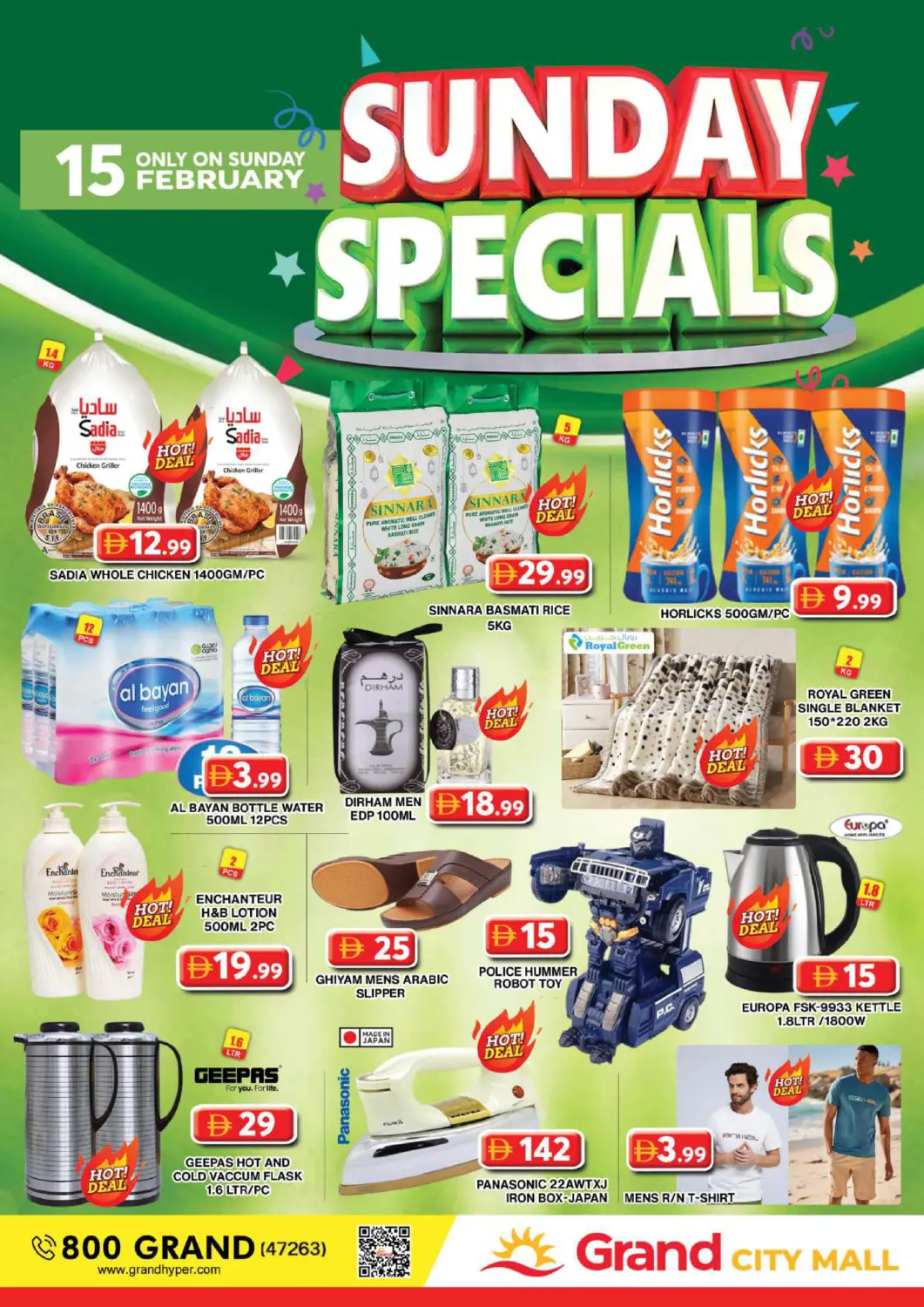 UAE - Dubai Grand Hyper Market offers in D4D Online. city Mall- Dubai. . Only On 15th February