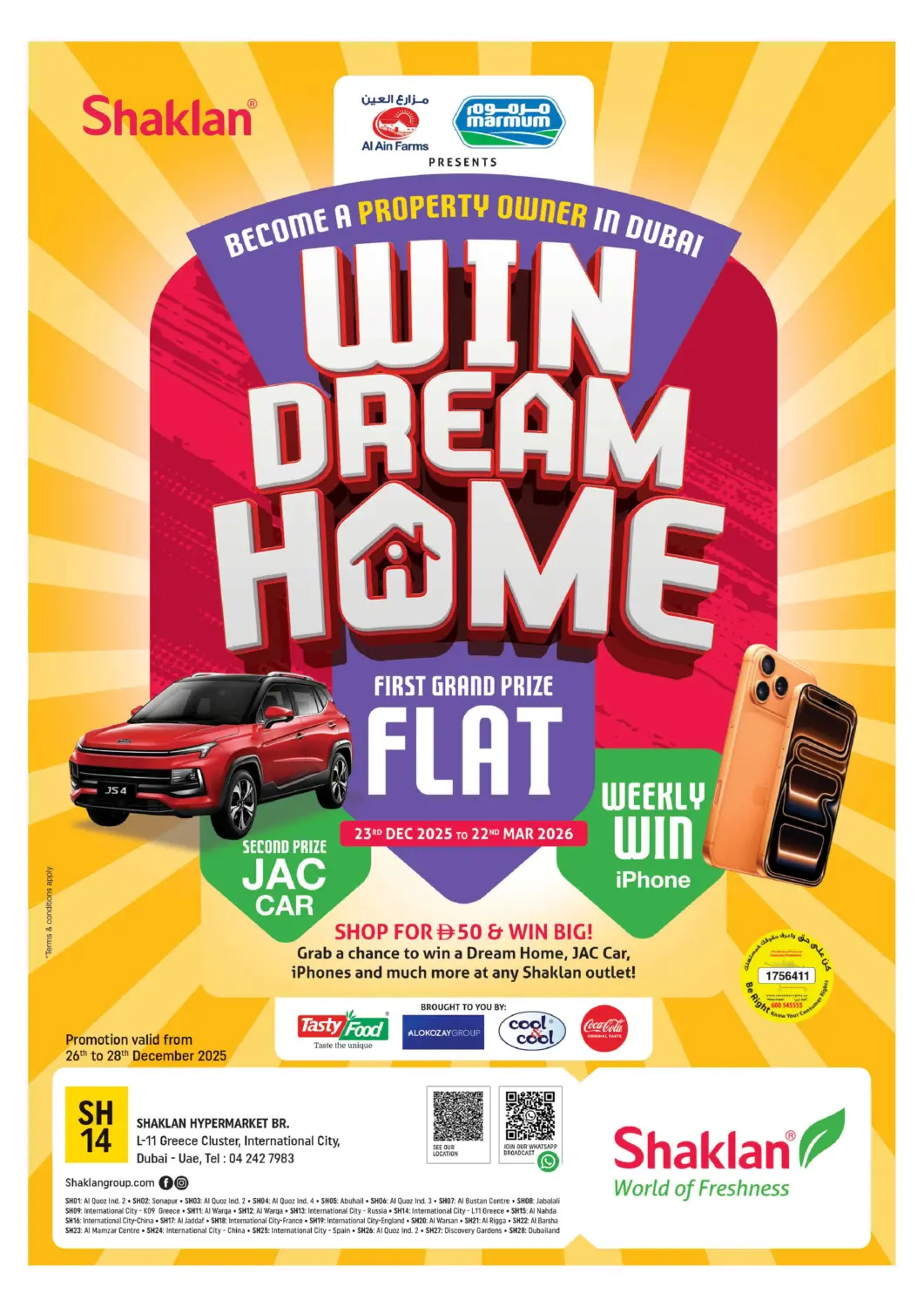 UAE - Dubai Shaklan  offers in D4D Online. L-11 Greece Cluster,IC -Dubai. . Till 28th December