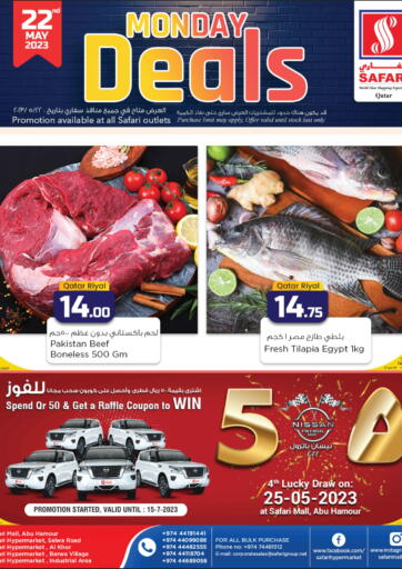 Qatar - Doha Safari Hypermarket offers in D4D Online. Monday Deals. . Only On 22nd May