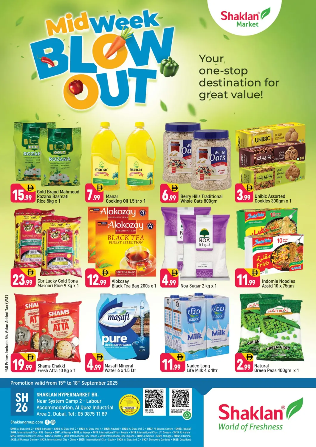 UAE - Dubai Shaklan  offers in D4D Online. Near System Camp 2 - Labour , Al quoz industrial area 2. . Till 18th September