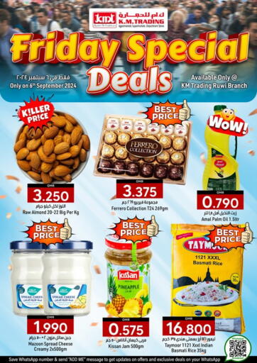 Oman - Muscat KM Trading  offers in D4D Online. Friday Special Deals. . Only On 6th September