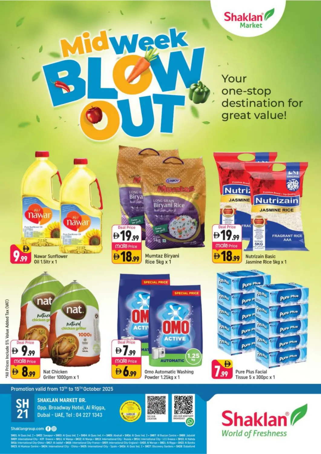 UAE - Dubai Shaklan  offers in D4D Online. Al Rigga, Dubai. . Till 15th October