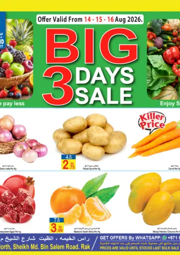 Big 3 Days Sale