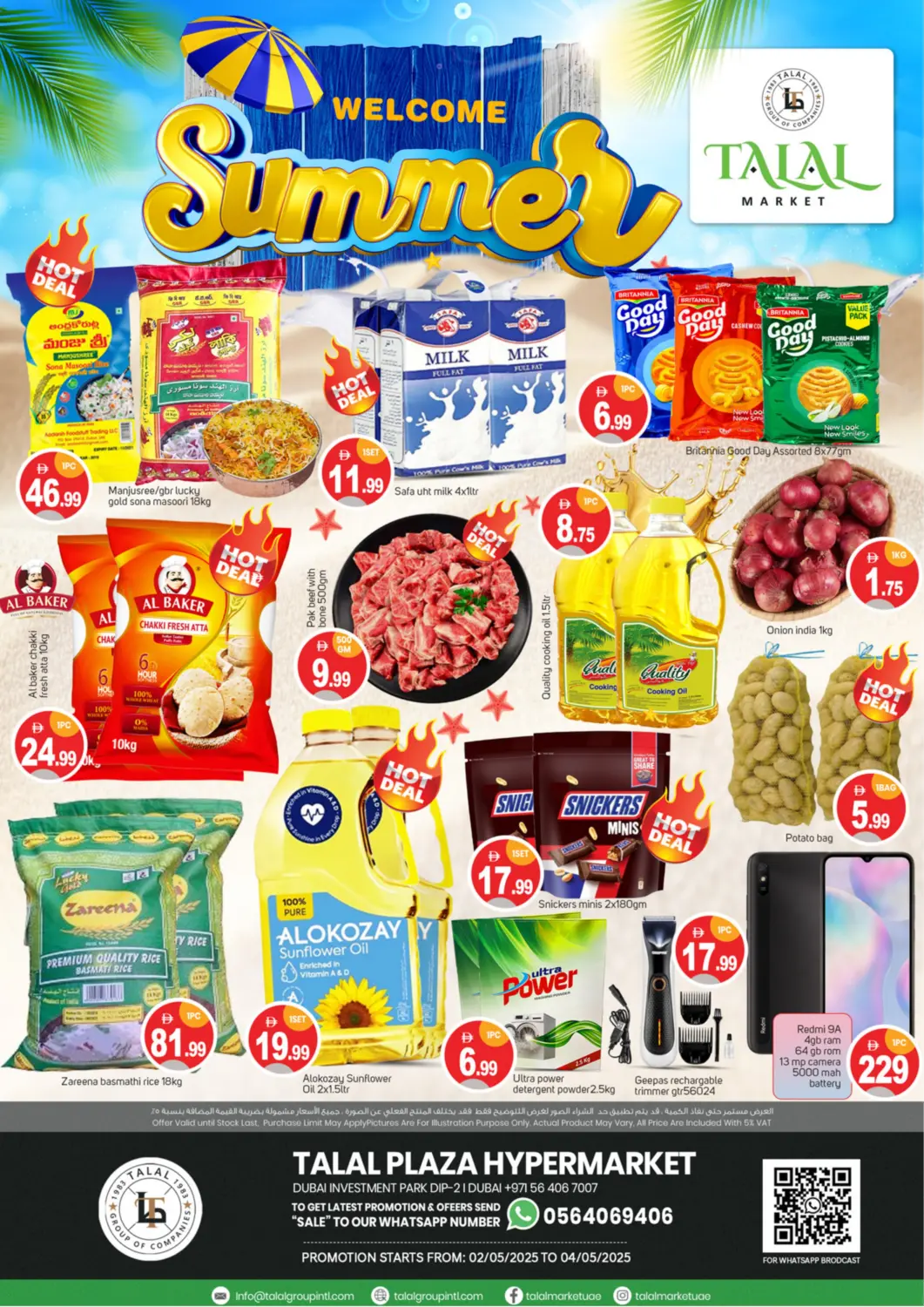 UAE - Dubai TALAL MARKET offers in D4D Online. DIP 2 - Dubai. . Till 4th May