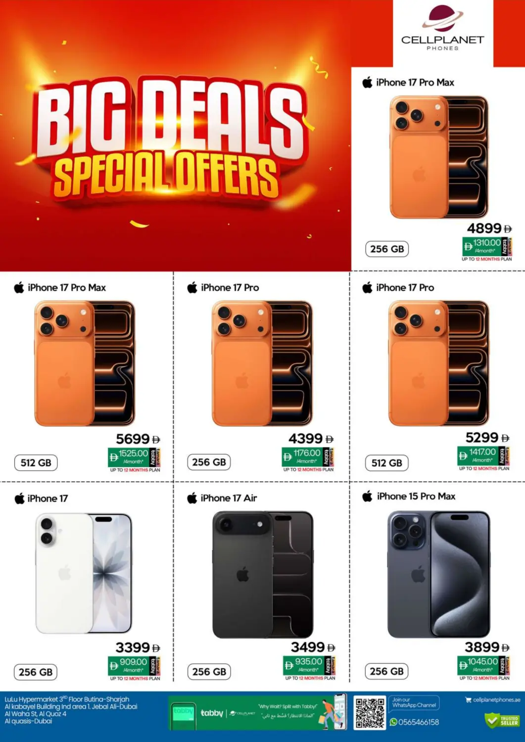 UAE - Dubai CELL PLANET PHONES offers in D4D Online. Big Deals Special Offers. . Till 15th November