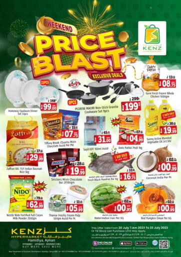 UAE - Sharjah / Ajman Kenz Hypermarket offers in D4D Online. Price Blast. . Till 23th July