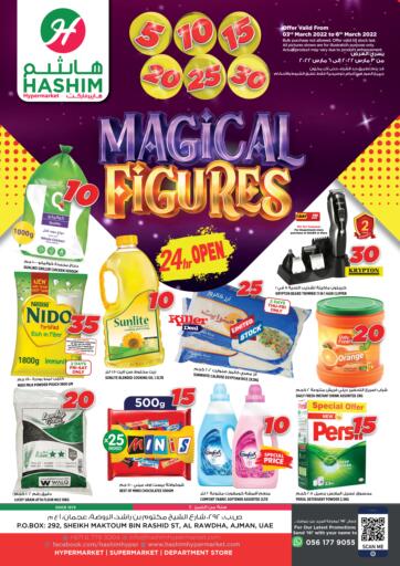 UAE - Sharjah / Ajman Hashim Hypermarket offers in D4D Online. Magical Figures. . Till 06th March