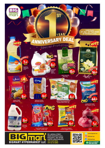 UAE - Abu Dhabi BIGmart offers in D4D Online. Khalidiya - Abudhabi. . Till 2nd February