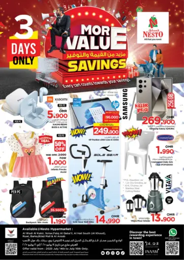 Nesto Hyper Market - More Value Savings in Oman Offers - Oman More Value Savings