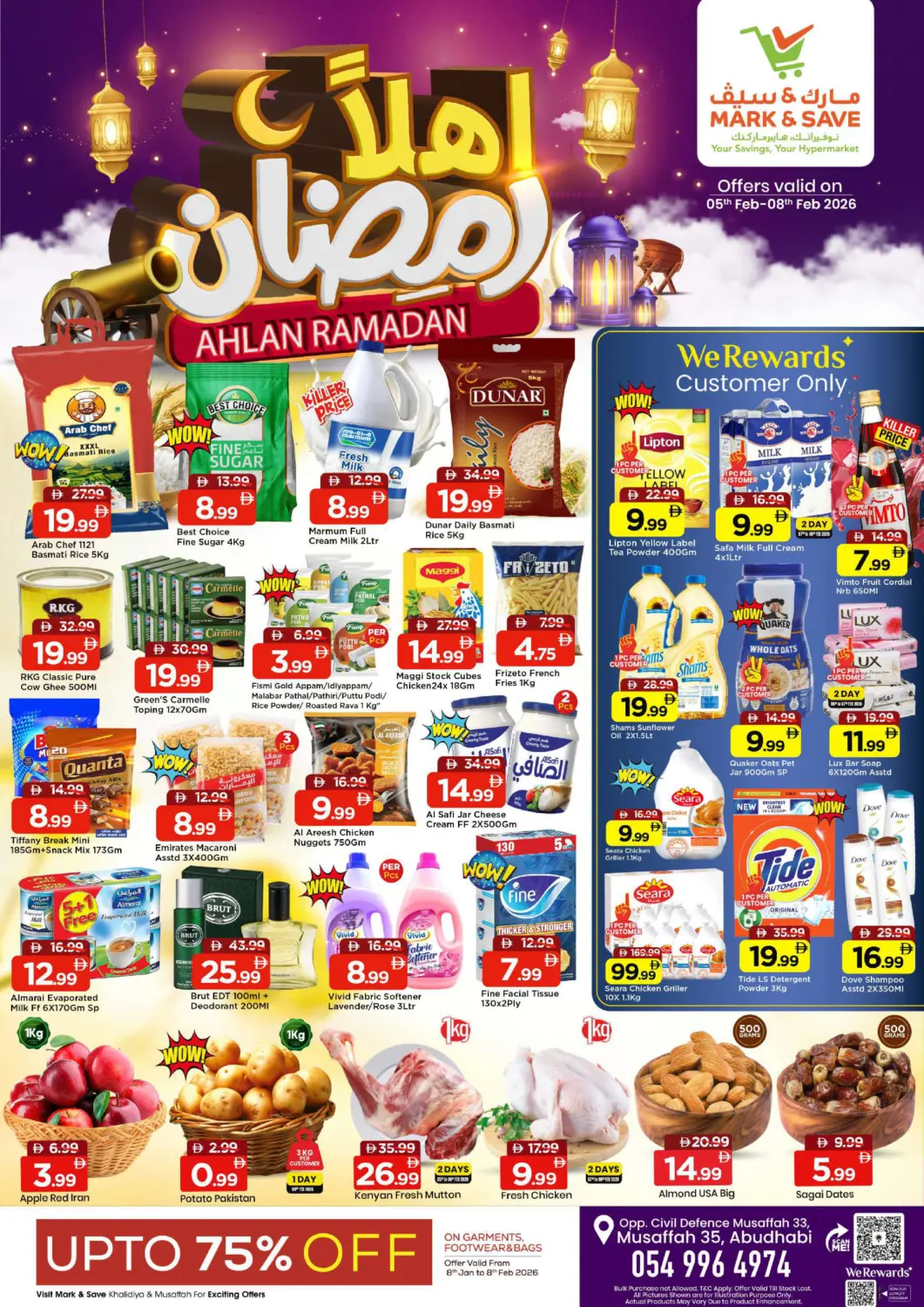 UAE - Abu Dhabi Mark & Save offers in D4D Online. Mussafah 35 - Abu Dhabi. . Till 8th February