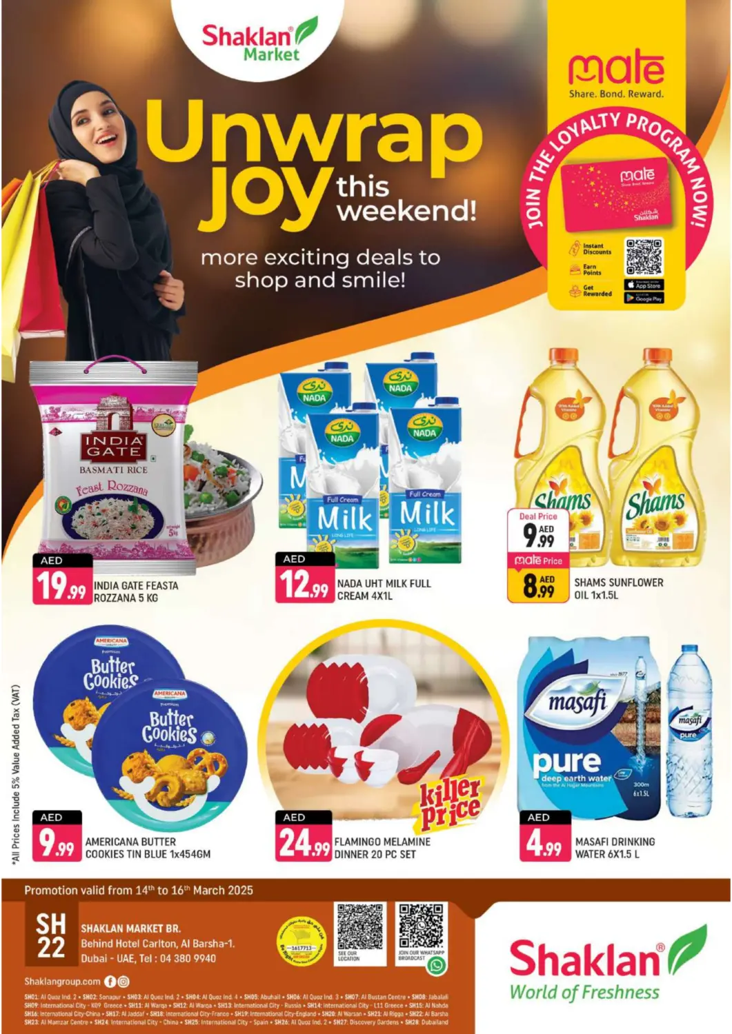 UAE - Dubai Shaklan  offers in D4D Online. Al Barsha 1 - Dubai. . Till 16th March