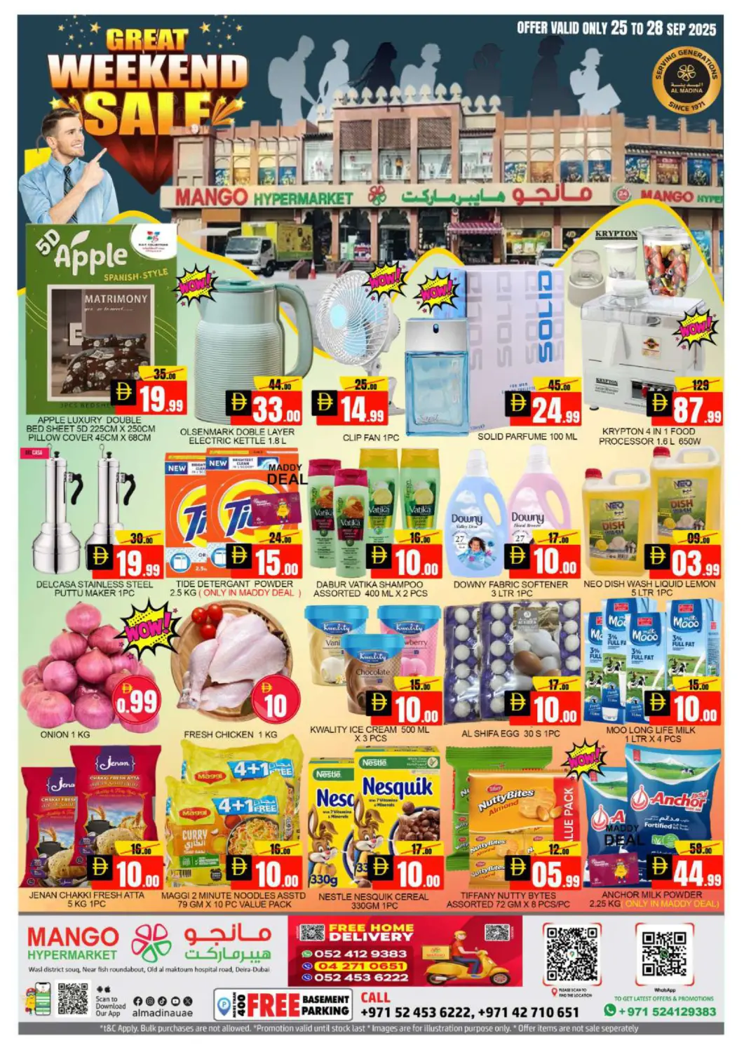 UAE - Dubai Mango Hypermarket LLC offers in D4D Online. Deira - Dubai. . Till 28th September