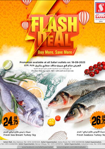 Qatar - Al Shamal Safari Hypermarket offers in D4D Online. Flash Deal. . Only On 18th September