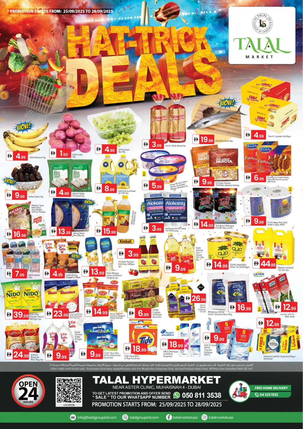 UAE - Dubai TALAL MARKET offers in D4D Online. Muhaisnah -4,Dubai. . Till 28th September