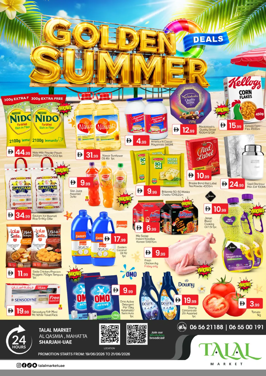 UAE - Sharjah / Ajman TALAL MARKET offers in D4D Online. Al Qasimia- Sharjah. . Till 21st June