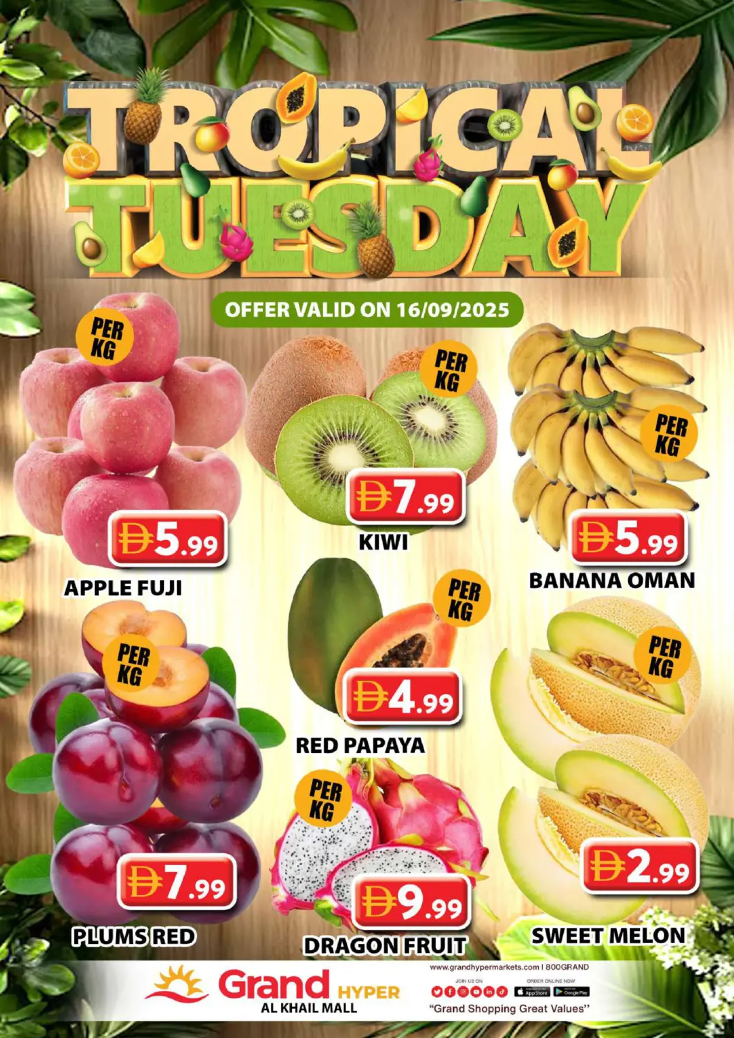 UAE - Dubai Grand Hyper Market offers in D4D Online. Al Khail Mall- Dubai. . Only on 16th September