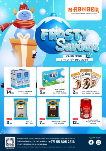 UAE - Dubai MADHOOR SUPERMARKET L.L.C offers in D4D Online. Frosty Savings. . Till 10th December