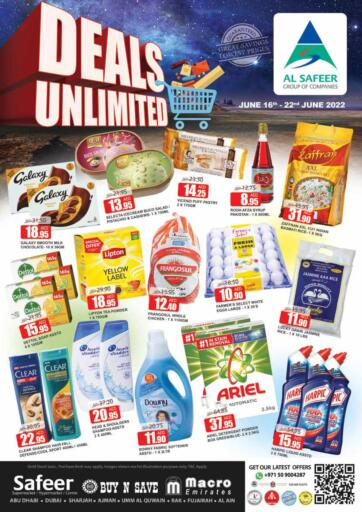 UAE - Umm al Quwain Safeer Hyper Markets offers in D4D Online. Deals Unlimited. . Till 22nd June