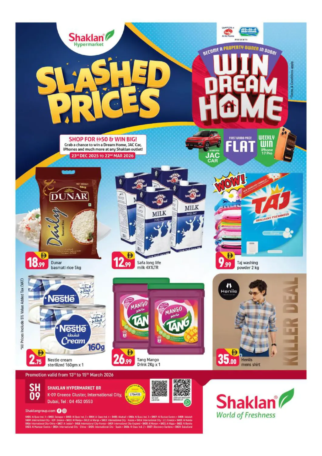 UAE - Dubai Shaklan  offers in D4D Online. K-9 Greece Cluster,IC-Dubai. . Till 15th March