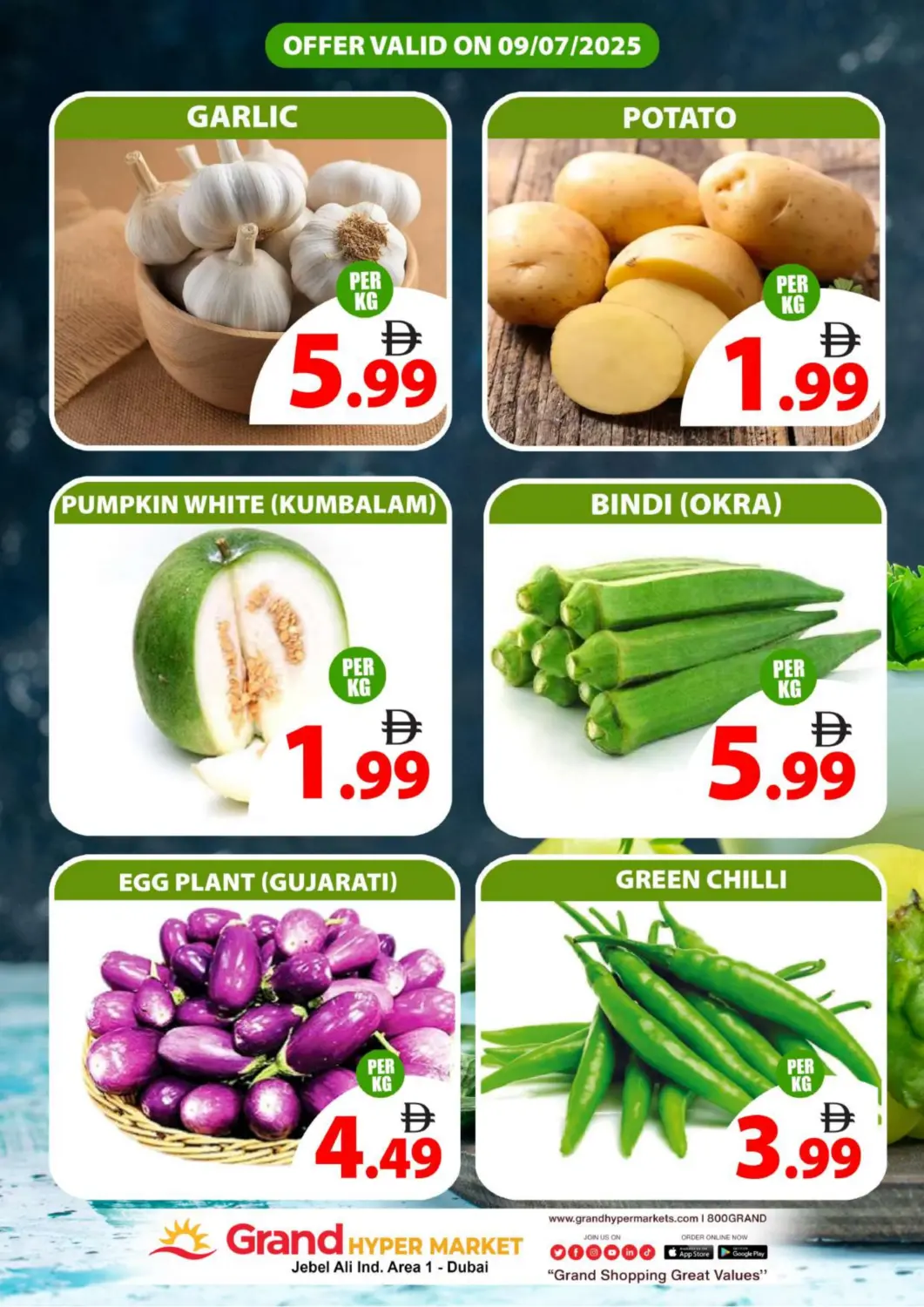 UAE - Dubai Grand Hyper Market offers in D4D Online. Jebel Ali Ind Area1- Dubai. . Till 10th July