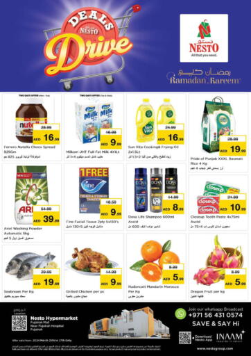 UAE - Fujairah Nesto Hypermarket offers in D4D Online. Fujairah Mall. . Till 27th March
