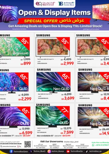 Open & Display Deals on Samsung TVs