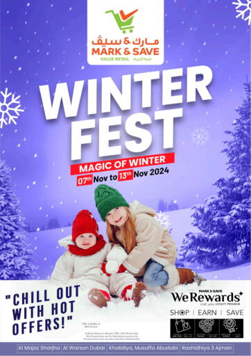 UAE - Sharjah / Ajman Mark & Save offers in D4D Online. Winter Fest. . Till 13th November