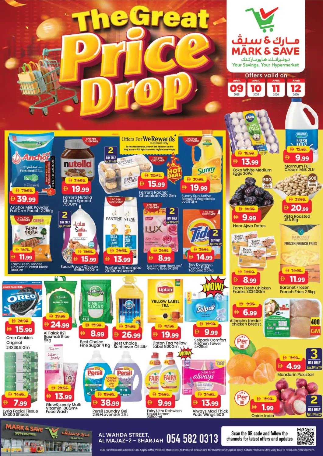 UAE - Sharjah / Ajman Mark & Save offers in D4D Online. Al Wahda Street -Sharjah. . Till 12th April