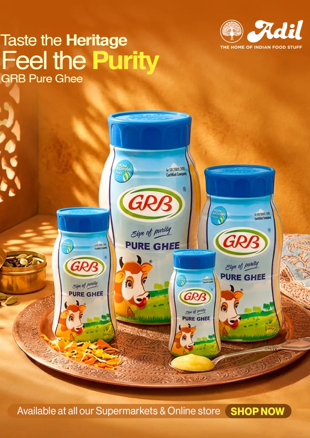 UAE - Dubai Adil Supermarket offers in D4D Online. Taste The Heritage Feel The Purity. . Till 14th March