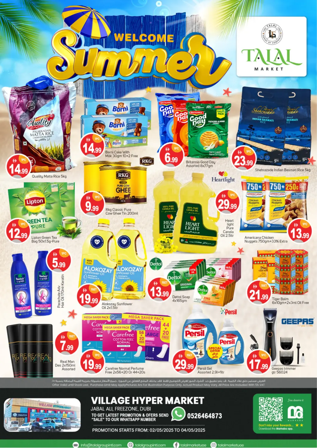 UAE - Dubai TALAL MARKET offers in D4D Online. Jabal Ali - Dubai. . Till 4th May