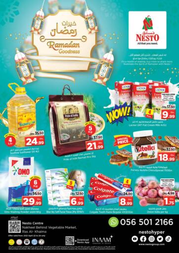 UAE - Ras al Khaimah Nesto Hypermarket offers in D4D Online. Ras Al Khaima. . Till 24th April