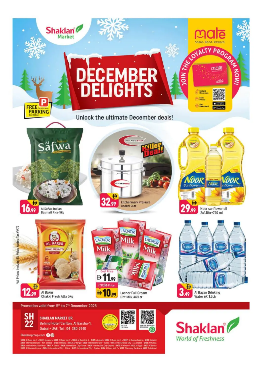 UAE - Dubai Shaklan  offers in D4D Online. Al Barsha-1,Dubai. . Till 7th December