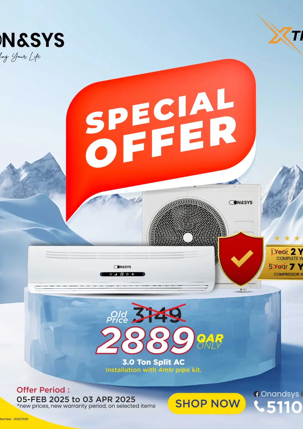 Qatar - Umm Salal On&sys offers in D4D Online. Special Offer. . Till 3rd April