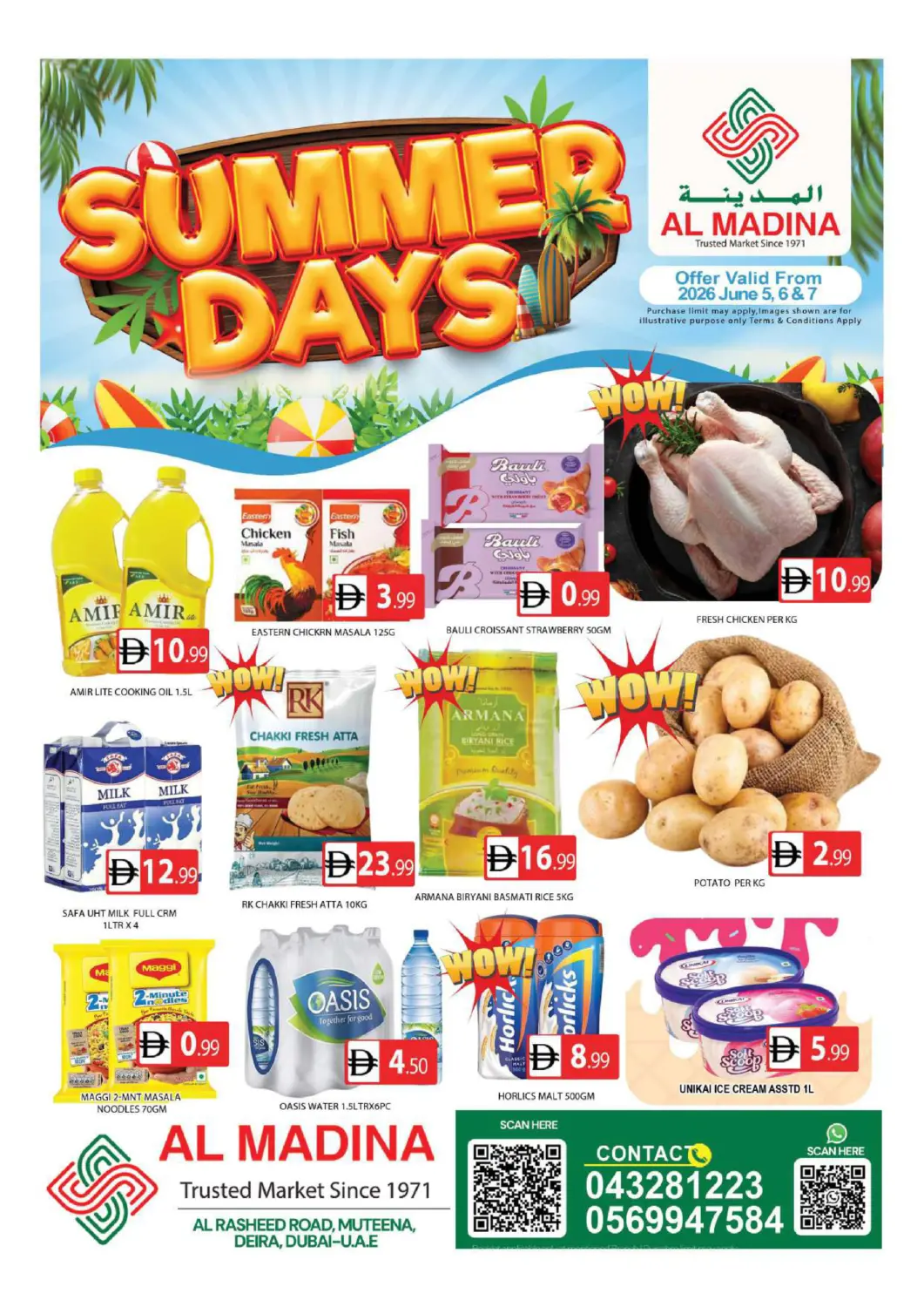 UAE - Dubai AL MADINA (Dubai) offers in D4D Online. Muteena ,Deira. . Till 7th June