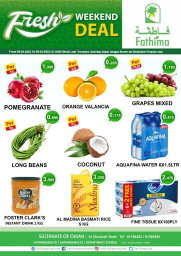 Oman - Muscat Fathima Hypermarket offers in D4D Online. Fresh Deals. . Till 9th April