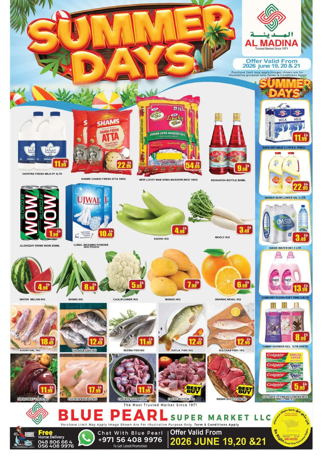 UAE - Dubai AL MADINA (Dubai) offers in D4D Online. Blue Pearl - DIP 1. . Till 21st June