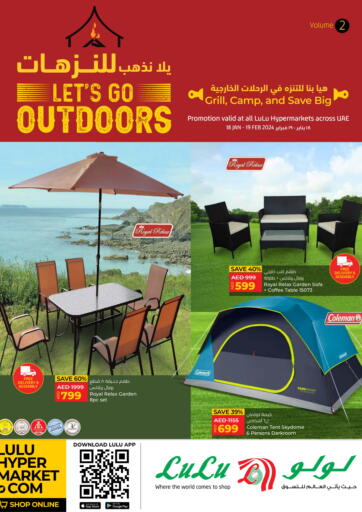UAE - Sharjah / Ajman Lulu Hypermarket offers in D4D Online. Let's Go Outdoor. . Till 19th February