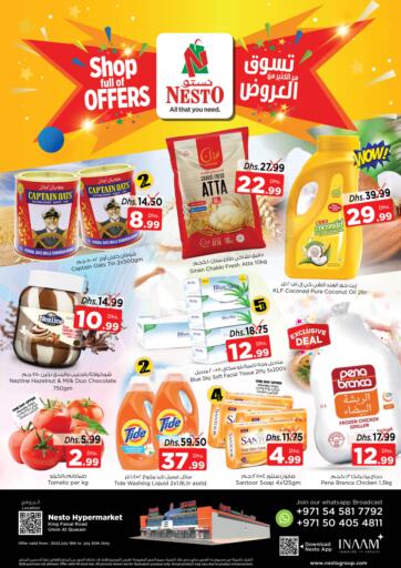 UAE - Sharjah / Ajman Nesto Hypermarket offers in D4D Online. Umm Al Quwain. . Till 20th July