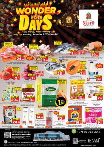 UAE - Ras al Khaimah Nesto Hypermarket offers in D4D Online. Lamp Roundabout, Ras Al Khaima. . Till 8th January